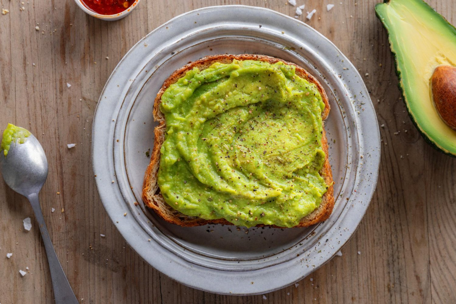 tostadas aguacate
